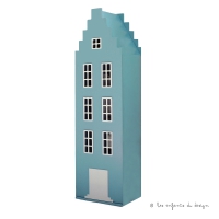 Armoire maison Amsterdam escalier - Bleu ciel